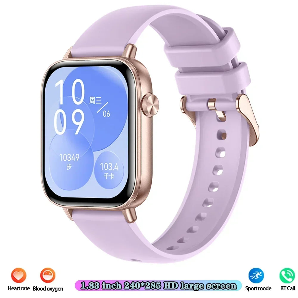 Xiaomi Fashion New Smart Watch Women Gift 1.83“ HD Screen GPS Track Heart Rate Monitor Waterproof BT Call Sport Smartwatch