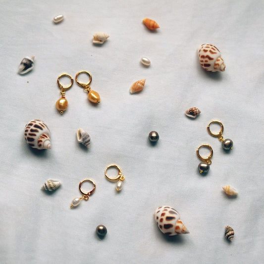 Nikan Freshwater Pearl Earrings-0