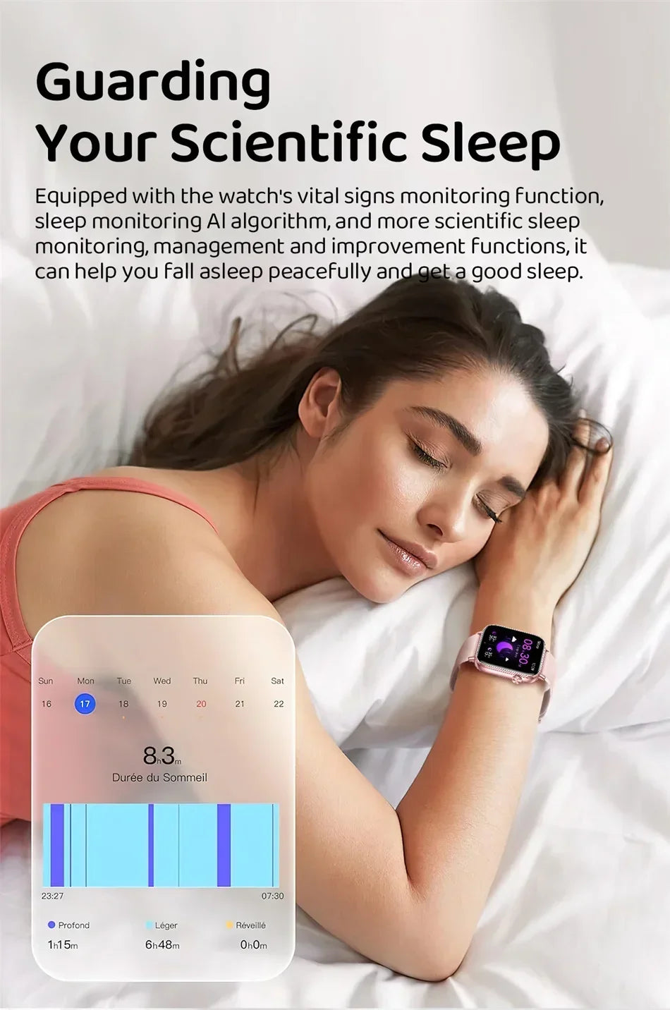 Xiaomi Fashion New Smart Watch Women Gift 1.83“ HD Screen GPS Track Heart Rate Monitor Waterproof BT Call Sport Smartwatch