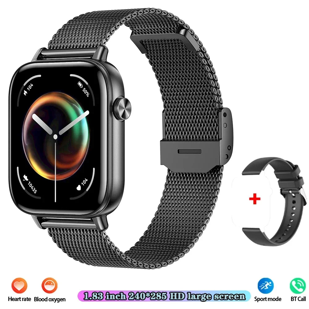 Xiaomi Fashion New Smart Watch Women Gift 1.83“ HD Screen GPS Track Heart Rate Monitor Waterproof BT Call Sport Smartwatch