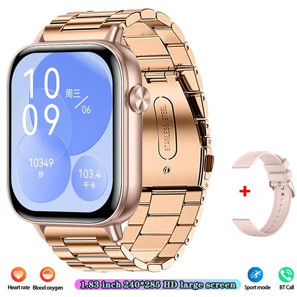 Xiaomi Fashion New Smart Watch Women Gift 1.83“ HD Screen GPS Track Heart Rate Monitor Waterproof BT Call Sport Smartwatch