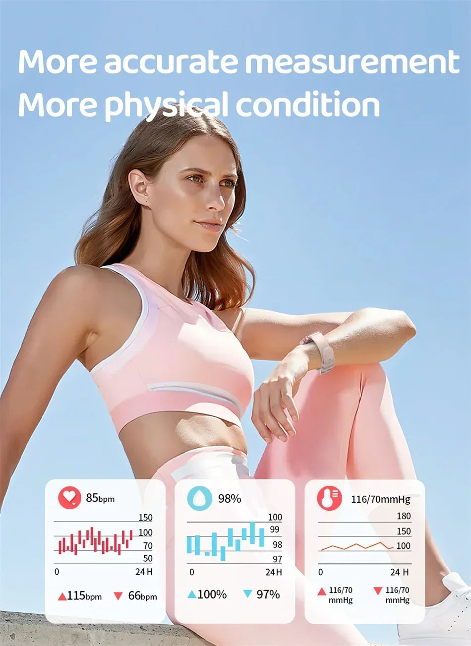 Xiaomi Fashion New Smart Watch Women Gift 1.83“ HD Screen GPS Track Heart Rate Monitor Waterproof BT Call Sport Smartwatch