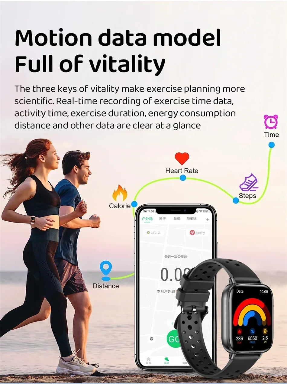 Xiaomi Fashion New Smart Watch Women Gift 1.83“ HD Screen GPS Track Heart Rate Monitor Waterproof BT Call Sport Smartwatch