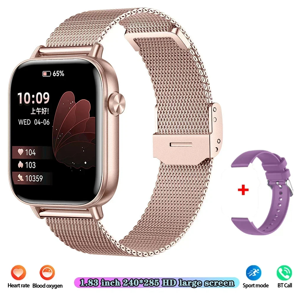 Xiaomi Fashion New Smart Watch Women Gift 1.83“ HD Screen GPS Track Heart Rate Monitor Waterproof BT Call Sport Smartwatch
