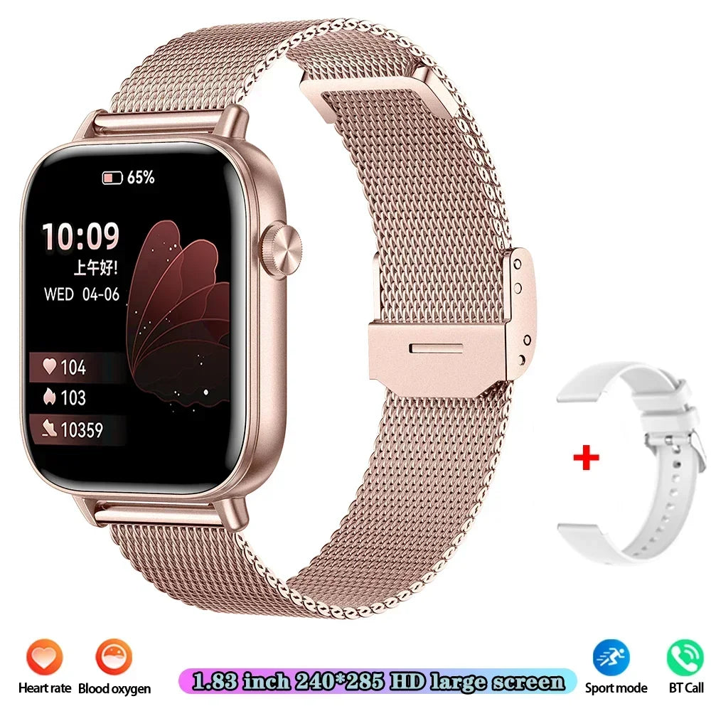 Xiaomi Fashion New Smart Watch Women Gift 1.83“ HD Screen GPS Track Heart Rate Monitor Waterproof BT Call Sport Smartwatch