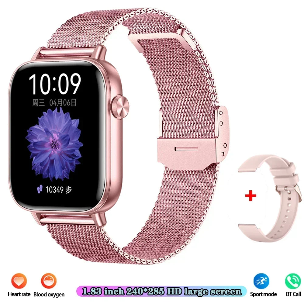 Xiaomi Fashion New Smart Watch Women Gift 1.83“ HD Screen GPS Track Heart Rate Monitor Waterproof BT Call Sport Smartwatch