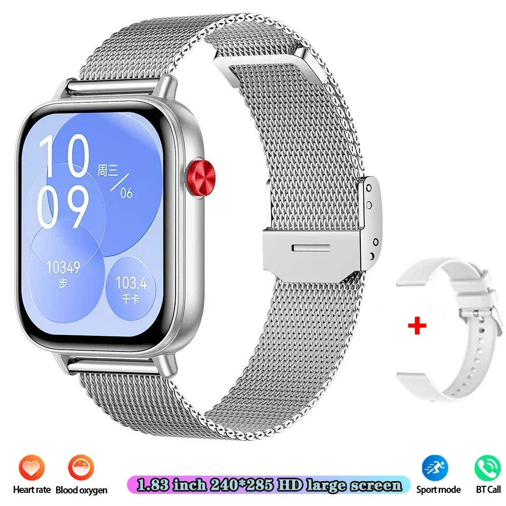 Xiaomi Fashion New Smart Watch Women Gift 1.83“ HD Screen GPS Track Heart Rate Monitor Waterproof BT Call Sport Smartwatch