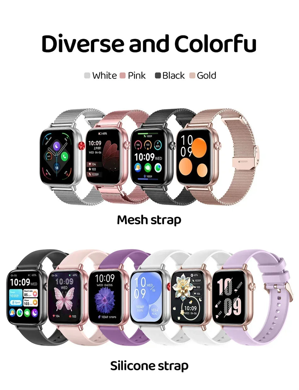 Xiaomi Fashion New Smart Watch Women Gift 1.83“ HD Screen GPS Track Heart Rate Monitor Waterproof BT Call Sport Smartwatch