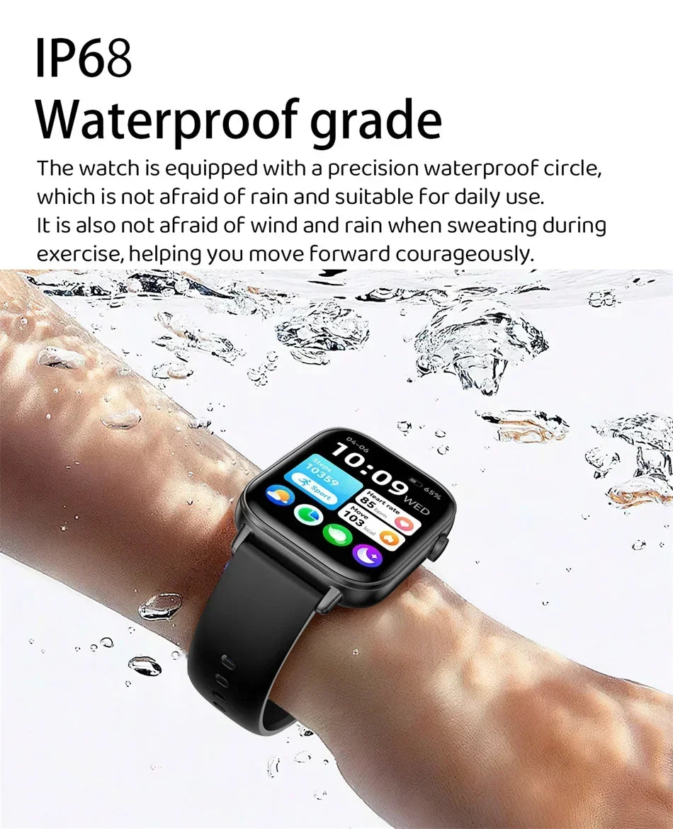 Xiaomi Fashion New Smart Watch Women Gift 1.83“ HD Screen GPS Track Heart Rate Monitor Waterproof BT Call Sport Smartwatch