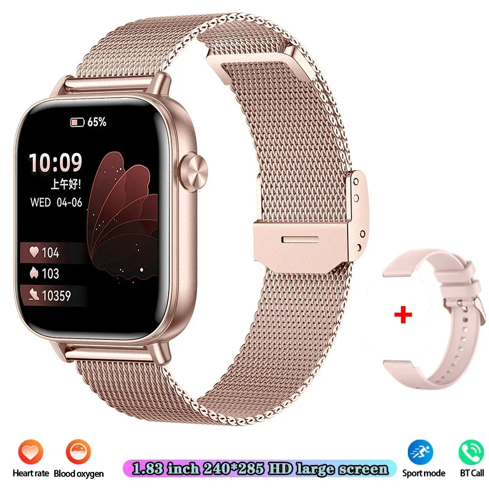 Xiaomi Fashion New Smart Watch Women Gift 1.83“ HD Screen GPS Track Heart Rate Monitor Waterproof BT Call Sport Smartwatch